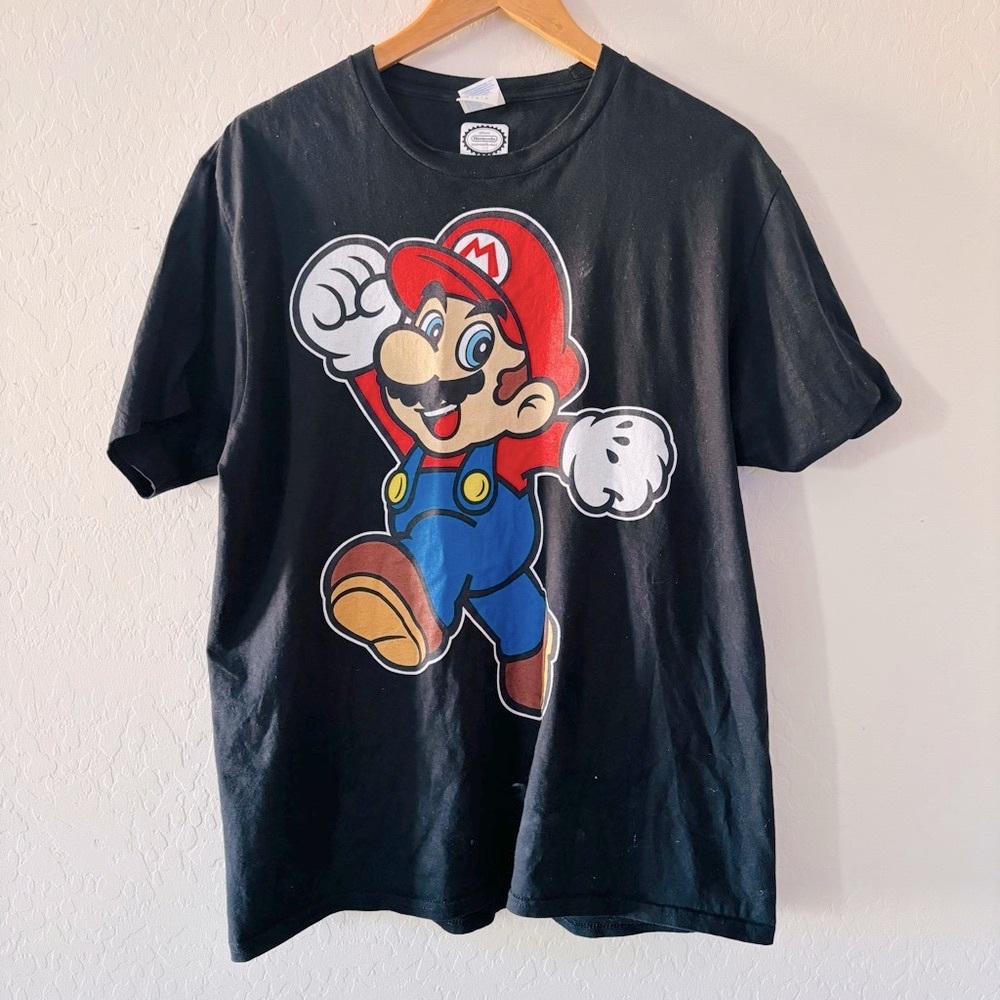 Super Mario Black T-Shirt